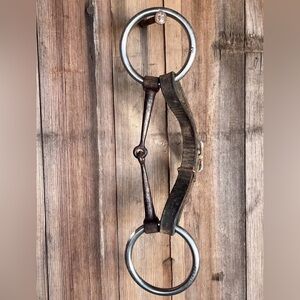 Bob Avila Snaffle Bit with Curb Strap